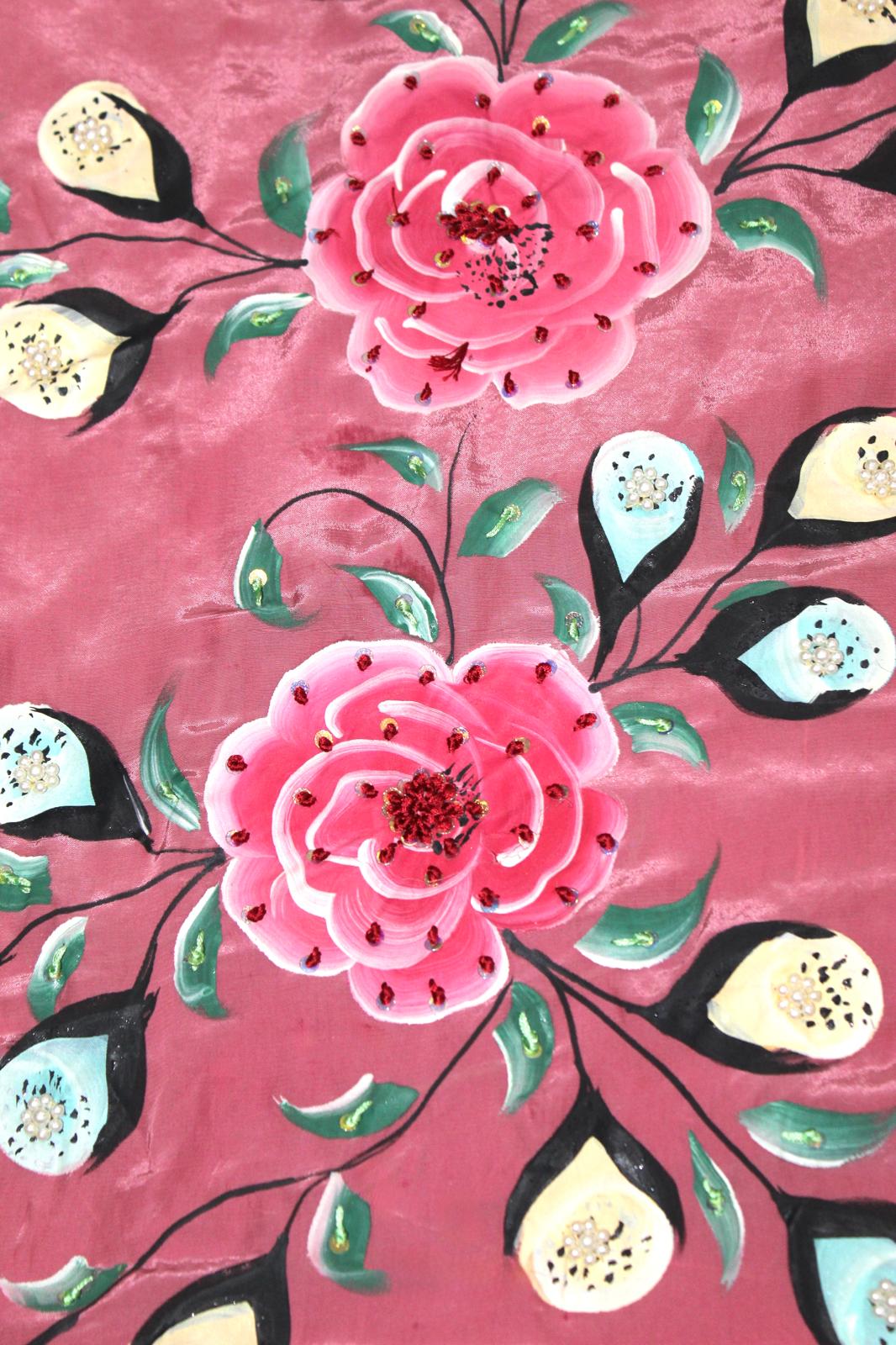 The Blooming Rose | खिला हुआ गुलाब – 3-पीस सूट सेट